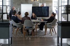 Michael Killen, Barry Rothbart, and Allison Tolman in Downward Dog (2017)
