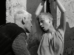 Max von Sydow and Maud Hansson in The Seventh Seal (1957)