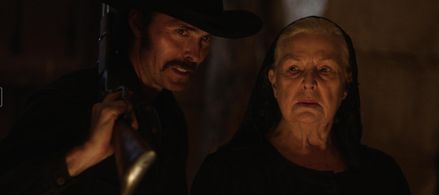 Danny Shayler & Ann Mitchell, as Verne Ryles & Etta Ryles in GUNFIGHT AT DRY RIVER