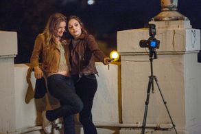 Emily Meade and Leila George in Mother, May I Sleep with Danger? (2016)