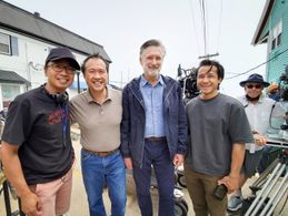 Shooting Ep. 404 of the Sinner.