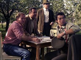 Vítezslav Jandák, Vladimír Mensík, Jirí Sovák, and Ivan Vyskocil in Young Wine (1986)