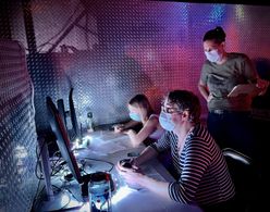 BTS at video village for 