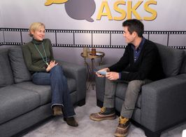 Penelope Ann Miller and Ben Lyons at an event for The IMDb Studio at Sundance (2015)