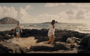 Still of Alexander Grace and Nicole Rombaoa NCIS:Hawai'i