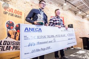 Alexander Jeffery and Paul Petersen at the Louisiana Film Prize 2015