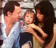 Josephine Chaplin, Maurice Ronet, and Julien Ronet