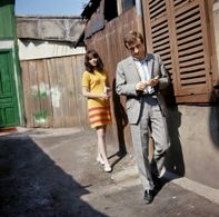 Yves Afonso and Anna Karina in Made in U.S.A (1966)