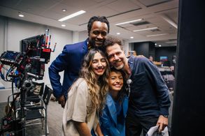 Toni Garrido, Cynthia Senek, Felipe Simas, and Ana Caetano