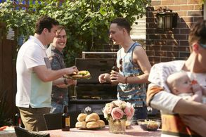 Kristian Bruun, Calwyn Shurgold, and Josh Vokey in Orphan Black (2013)