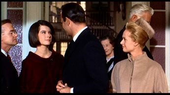 Sean Connery, Diane Baker, Tippi Hedren, Alan Napier, and Bob Sweeney in Marnie (1964)