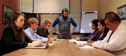 Mike Brayden, Dominic Lerma, Meghan Longenecker, Yvette Angulo, and Amada O'Ruairc in Birthday Wish (2014)