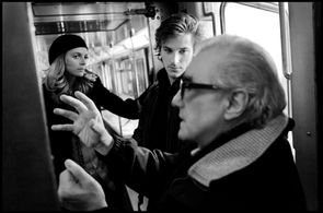 Martin Scorsese directing Gaspard Ulliel and Ingrid Sophie Schram for Bleu de Chanel