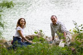 Diane Lane and Arnaud Viard in Paris Can Wait (2016)