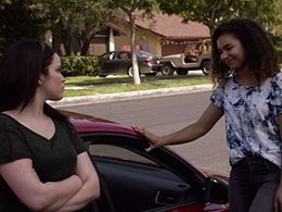 Jessica Sula and Lindsay Pearce in Recovery Road (2016)