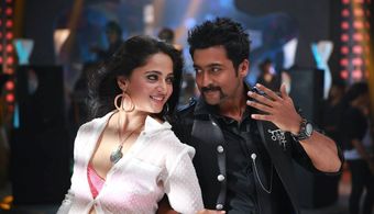 Suriya and Anushka Shetty in Singam 3 (2017)