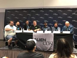 at Alien Con L.A. 2019