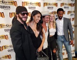 Melayni Gracia Gage, Maddie McCormick, Ed Gage, Theo Bongani Ndyalvane, and Louie Chapman in Timecrafters: The Treasure 