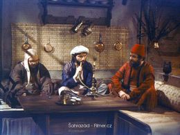 Arnost Goldflam, Miloslav Marsálek, and Vladimír Hauser in Sahrazád (1985)