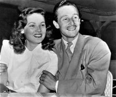 Gene Tierney and Oleg Cassini
