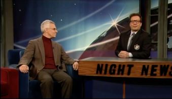 Neal Mayer with Jimmy Fallon on 