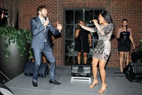 Chris O'Dowd and Jessica Mauboy at an event for The Sapphires (2012)