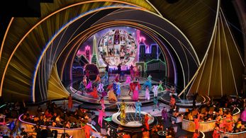 Megan Thee Stallion and Luis Fonsi at an event for The Oscars (2022)