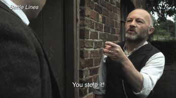 Sean Connolly playing Alf Robertson in Film (Short) BATTLE LINES (WWI Deaf Drama) - Winner of Royal Television Society (