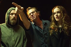 Michael Douglas, Willis Burks II, M. Cahill, and Evan Rachel Wood in King of California (2007)