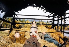 Viktor Bychkov, Ville Haapasalo, and Anni-Kristiina Juuso in The Cuckoo (2002)