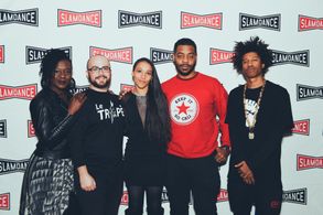 Gus Krieger, Rhaechyl Walker, Dee Dee Stephens, John Merchant, and Rickerby Alexander Brown-Hinds at an event for My Nam