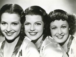 Rita Hayworth, Julie Bishop, and Patricia Farr in Girls Can Play (1937)