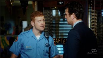 Chris Kimball and Hayes MacArthur in Angie Tribeca and Murder Gras
