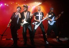 Klaus Meine, Rudolf Schenker, Scorpions, Matthias Jabs, and Ralph Rieckermann