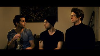 Drew Lipson, Marco DelVecchio, and Trent Culkin in The Rite Girl (2021)