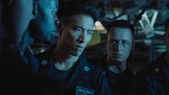 David Gyasi, Christopher Goh and Shane Taylor in Hunter Killer.