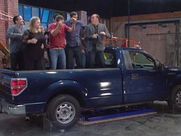 Michael Ian Black, Seth Herzog, and Tom Papa in Duck Quacks Don't Echo (2014)