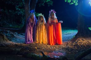 Emília Vásáryová, Viera Pavlíková, and Lucia Vráblicová in Johancino tajemství (2015)