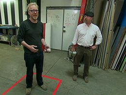 Adam Savage and Jamie Hyneman in MythBusters (2003)