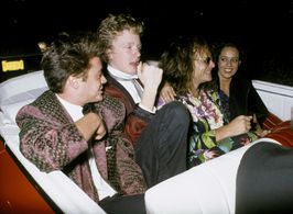 Robert Downey Jr., Sonia Braga, Anthony Michael Hall, and David Lee Roth