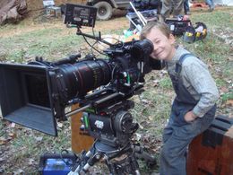 JP Vanderloo on the set of Wish You Well