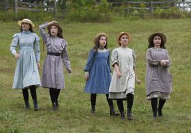 Amariah Faulkner, Zoe Fraser, Julia Lalonde, Ella Ballentine, and Aviv Cohen in L.M. Montgomery's Anne of Green Gables: 