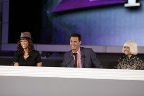 Tyra Banks, Nigel Barker, and Nicki Minaj in America's Next Top Model (2003)