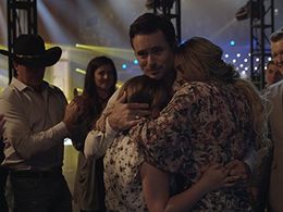 Charles Esten, Lennon Stella, and Maisy Stella in Nashville (2012)