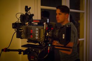 On the set of The Dinner Party