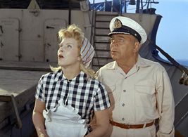 Aleksey Gribov and Margarita Nazarova in Striped Trip (1961)