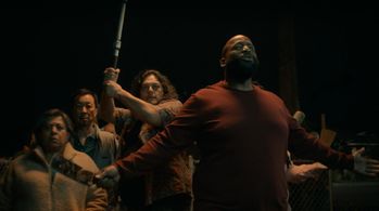 Felipe Esparza, Ho-Kwan Tse, Mo Hines, and Laura Patalano in This Fool (2022)