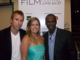 Ryan Miningham, Jamie Guest, Don Wallace at Hollywood Black Film Festival.