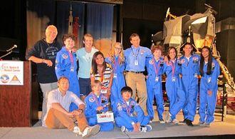 Still Michael Zhang (lead) with Josh Lucas, Thomas Horn, Ryan Simpkins, Booboo Stewart, and the casts in (Space Warriors