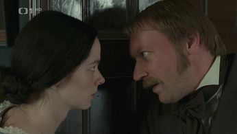 Lukás Melník and Anna Kameníková in Bozena (2021)